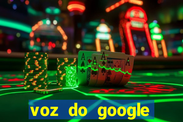 voz do google tradutor homem